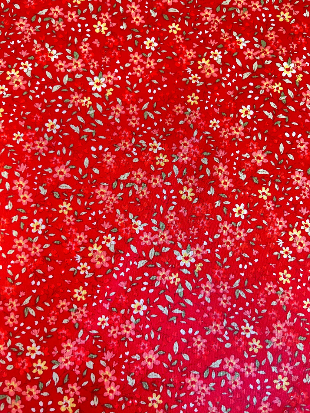 Ruby Floral Scrunchie