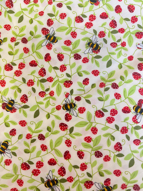 Bee & Berry Scrunchie